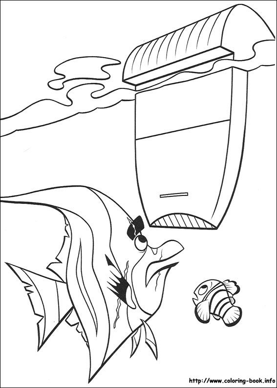 Finding Nemo coloring picture